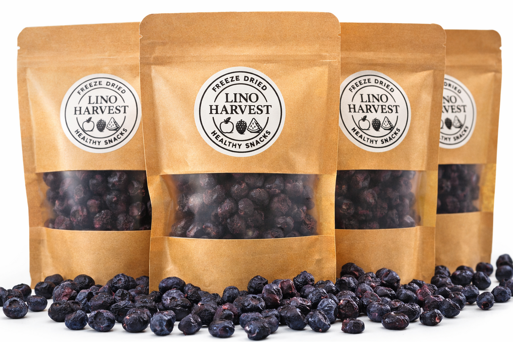 Freeze-Dried Blueberries — 6 pack| Crunchy, Natural Fruit Snacks | No Added Sugar