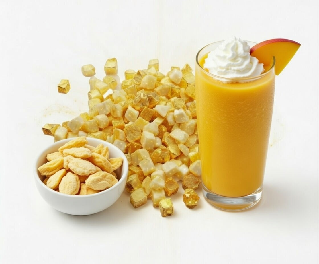 Freeze dried mangoes